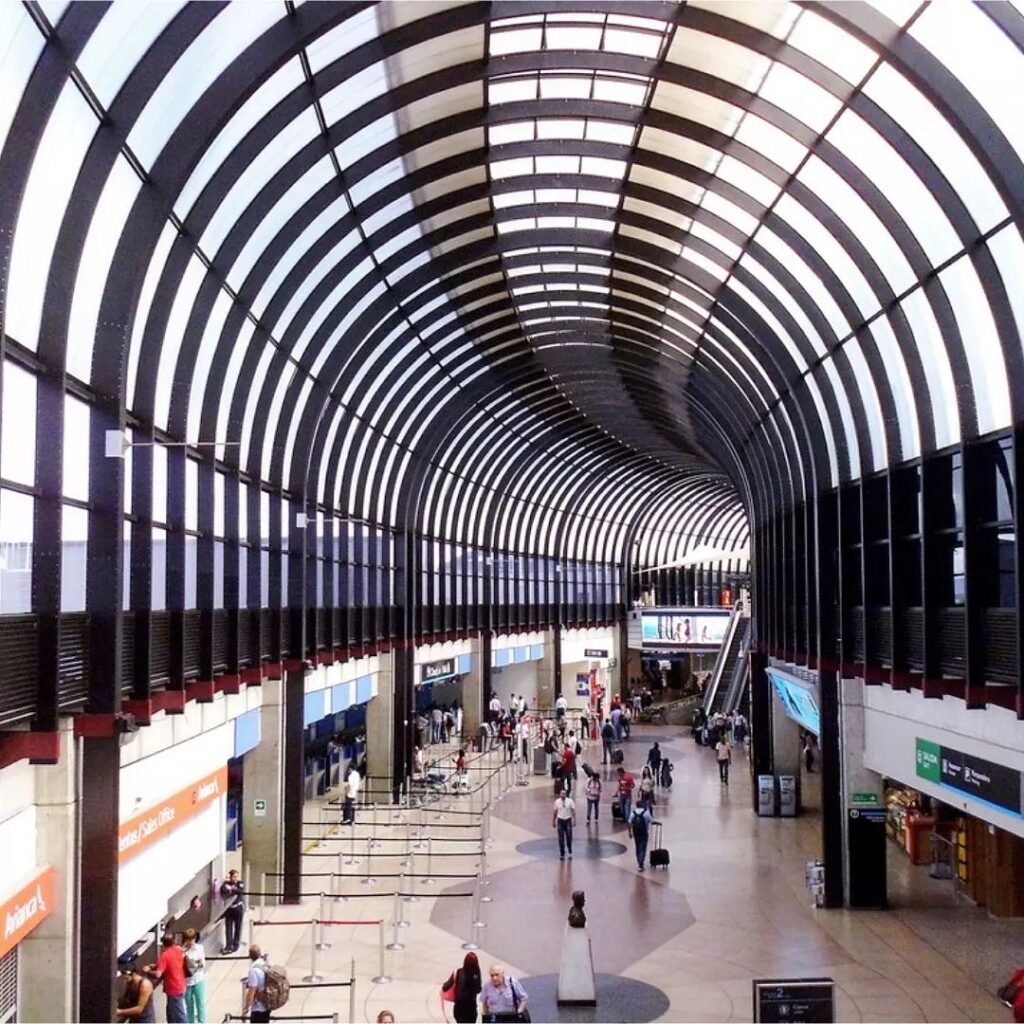 Inside Medellin Airport