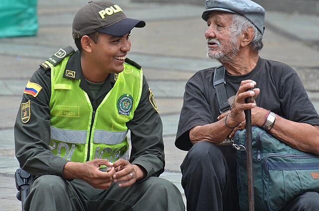 Police in Medellin