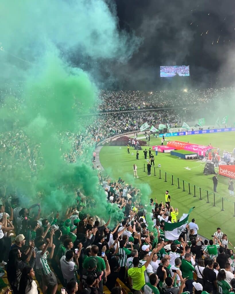 Medellin football fans