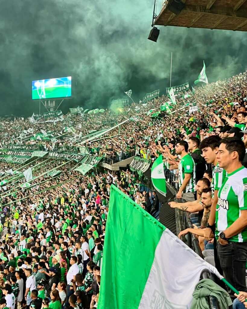 Medellin football crowd