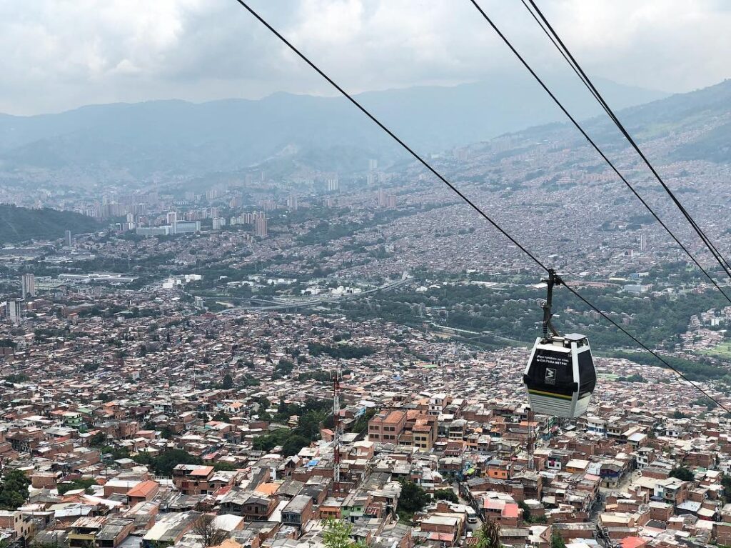 Medellin Metro Cable Car 