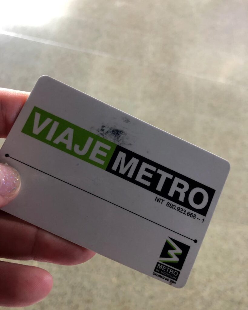 Medellin Metro Ticket